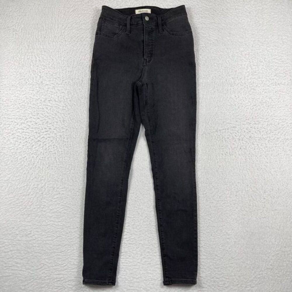 Madewell Jeans Womens 26 Black Denim Curvy‎ Roadtripper High Rise Ashmont Wash